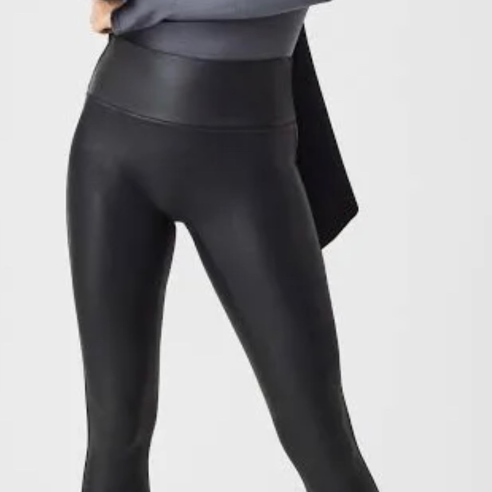 Spanx pleather leggings